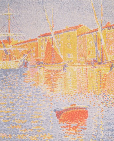 Boje, Hafen von St. Tropez, 1894 von Paul Signac